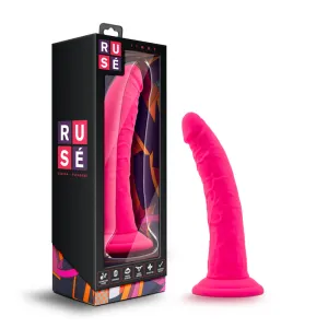Ruse Jimmy Realistic 7.5 in. Silicone Dildo Hot Pink