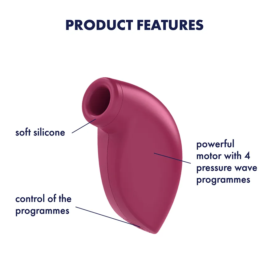 Satisfyer - One Night Stand Air Pulse Disposable Clitoral Air Stimulator (Pink)