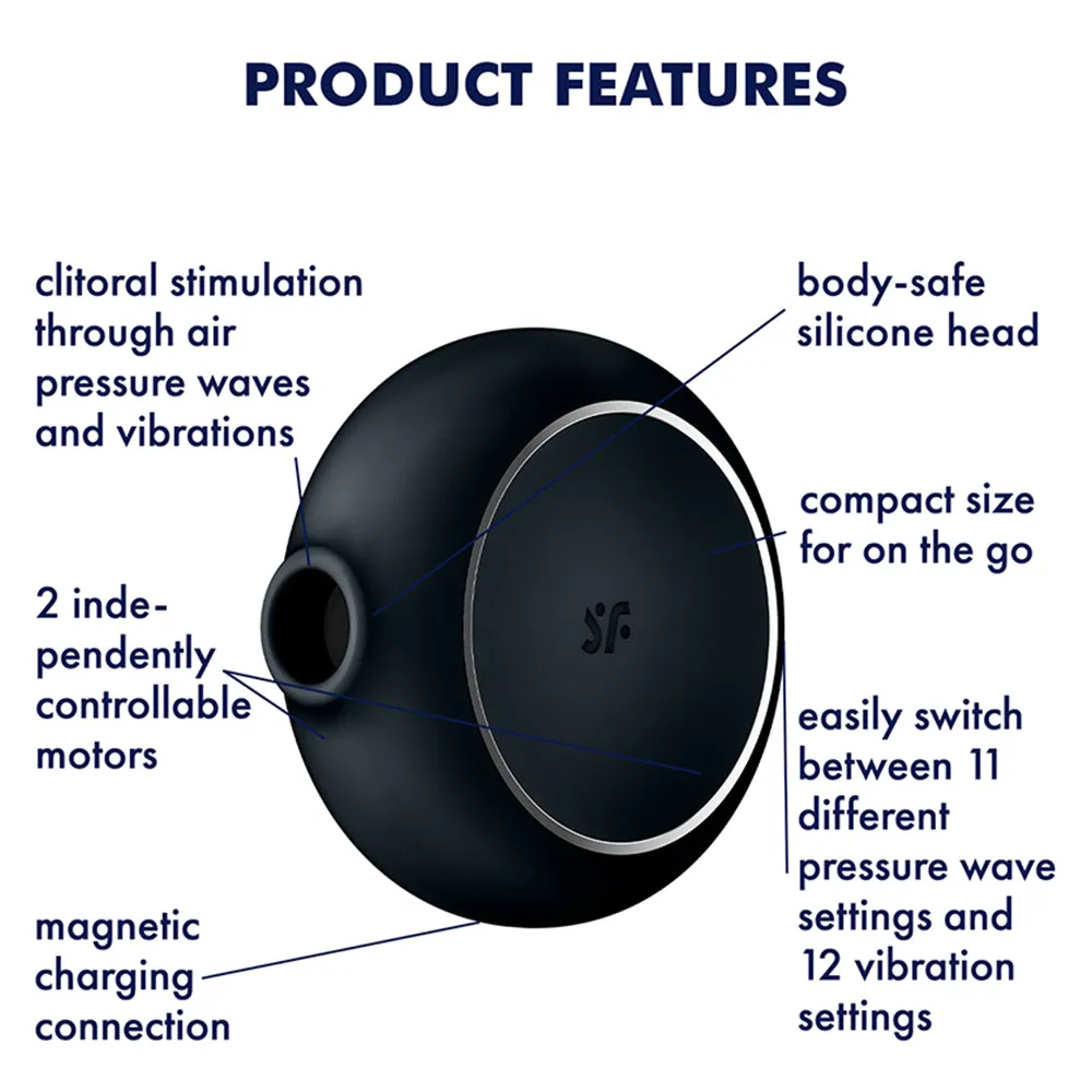 Satisfyer Pro 2 Go 3 Clitoral Stimulator Vibrator Air Pulse Rechargeable Sex Toy