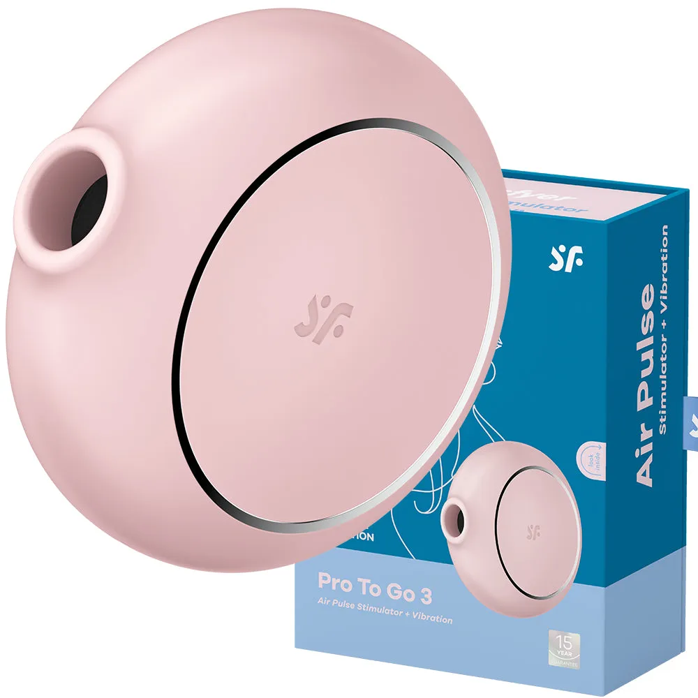 Satisfyer Pro 2 Go 3 Clitoral Stimulator Vibrator Air Pulse Rechargeable Sex Toy
