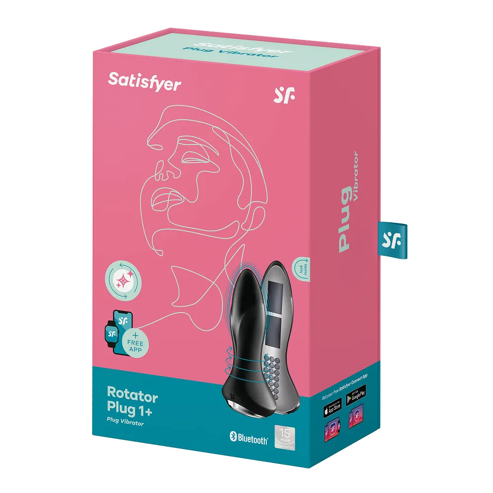 Satisfyer Rotator Plug 1  black