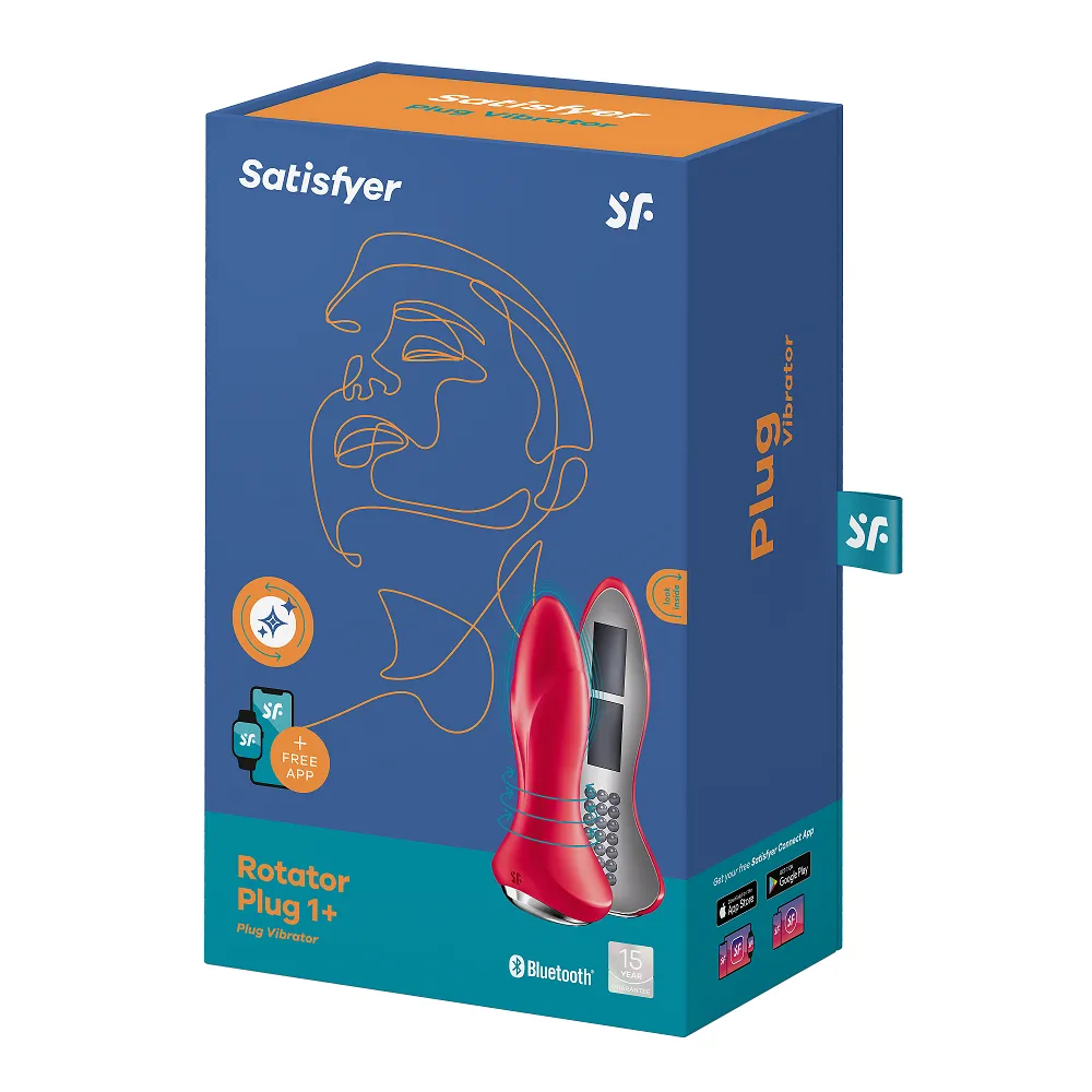 Satisfyer Rotator Plug 1  red