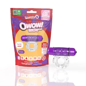 Screaming O 4T OWow Vibrating Cockring Grape