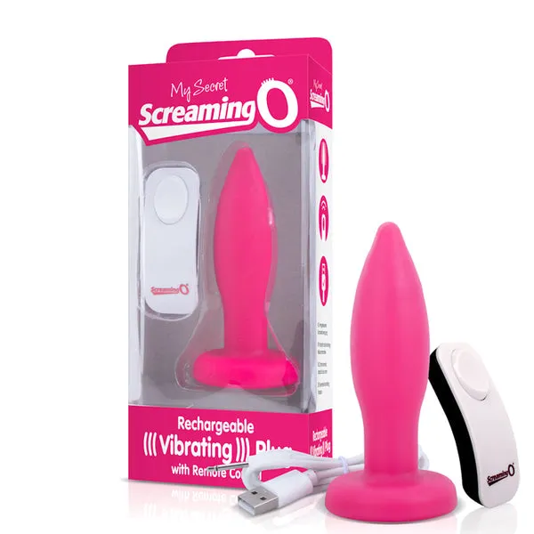 Screaming O Vibrating Anal Plug Remote Control Rechargeable