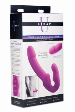 Strap U Evoke Vibrating Strapless Pink