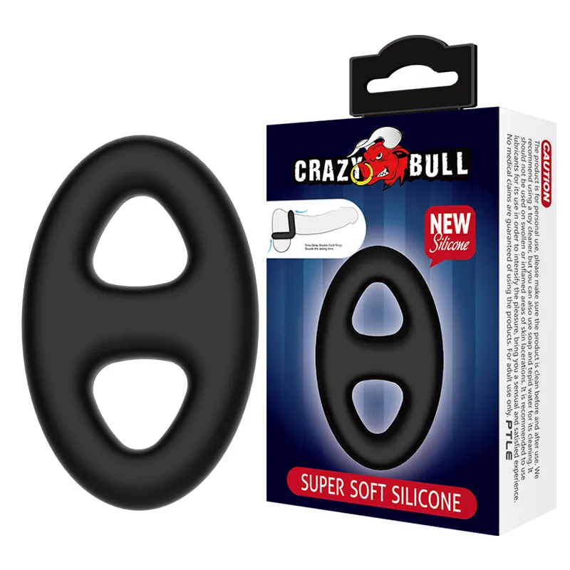 Super Soft Dual Silicone Ring Crazy Bull 19.5mm