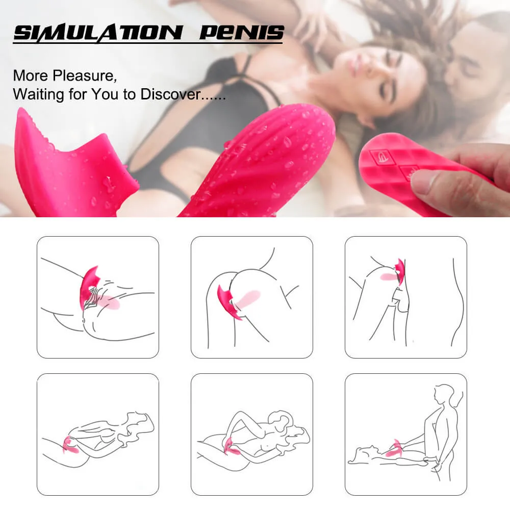 Wearable Vibrating Dildo For Women Clitoris Stimulator Remote Control Vibrator